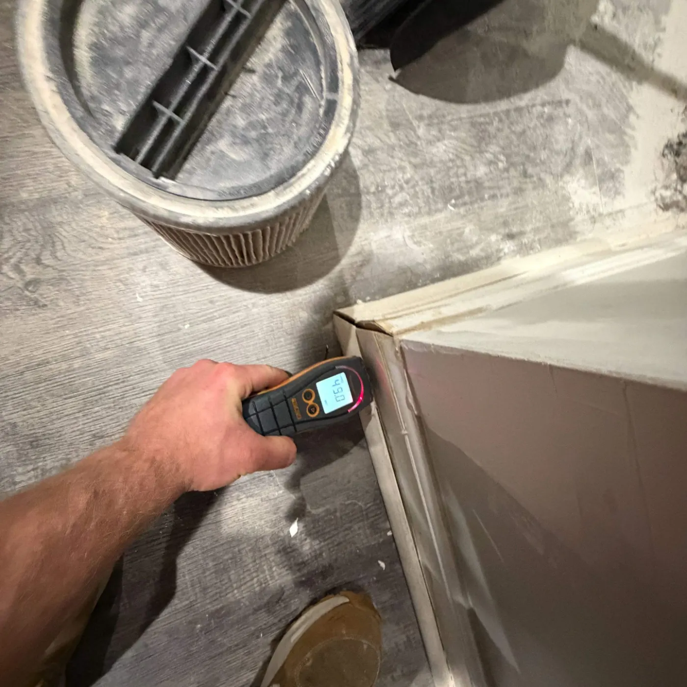 Sump pump backup water removal in Anson residential basement
